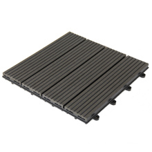 Easy Installation Non-Slip WPC Deck Tiles Waterproof Composite Flooring Tiles